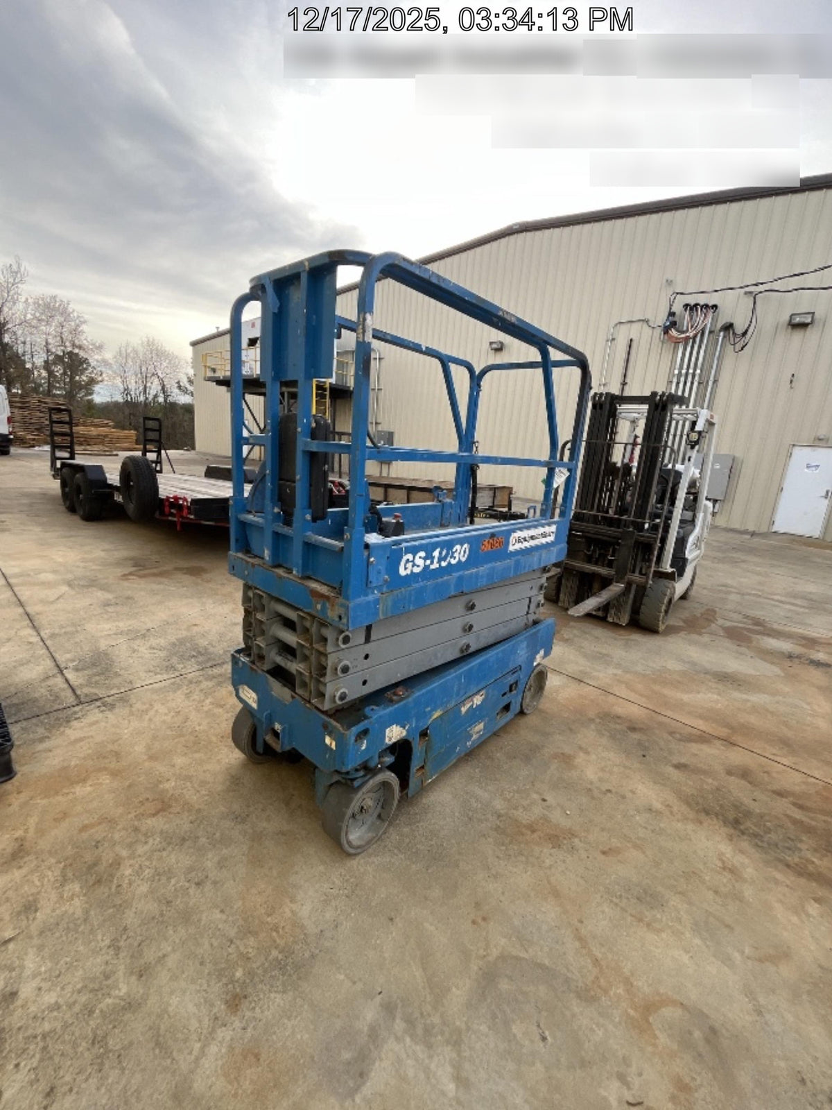 2019 Genie GS-1930 Fixed Rails with Chain Entry
