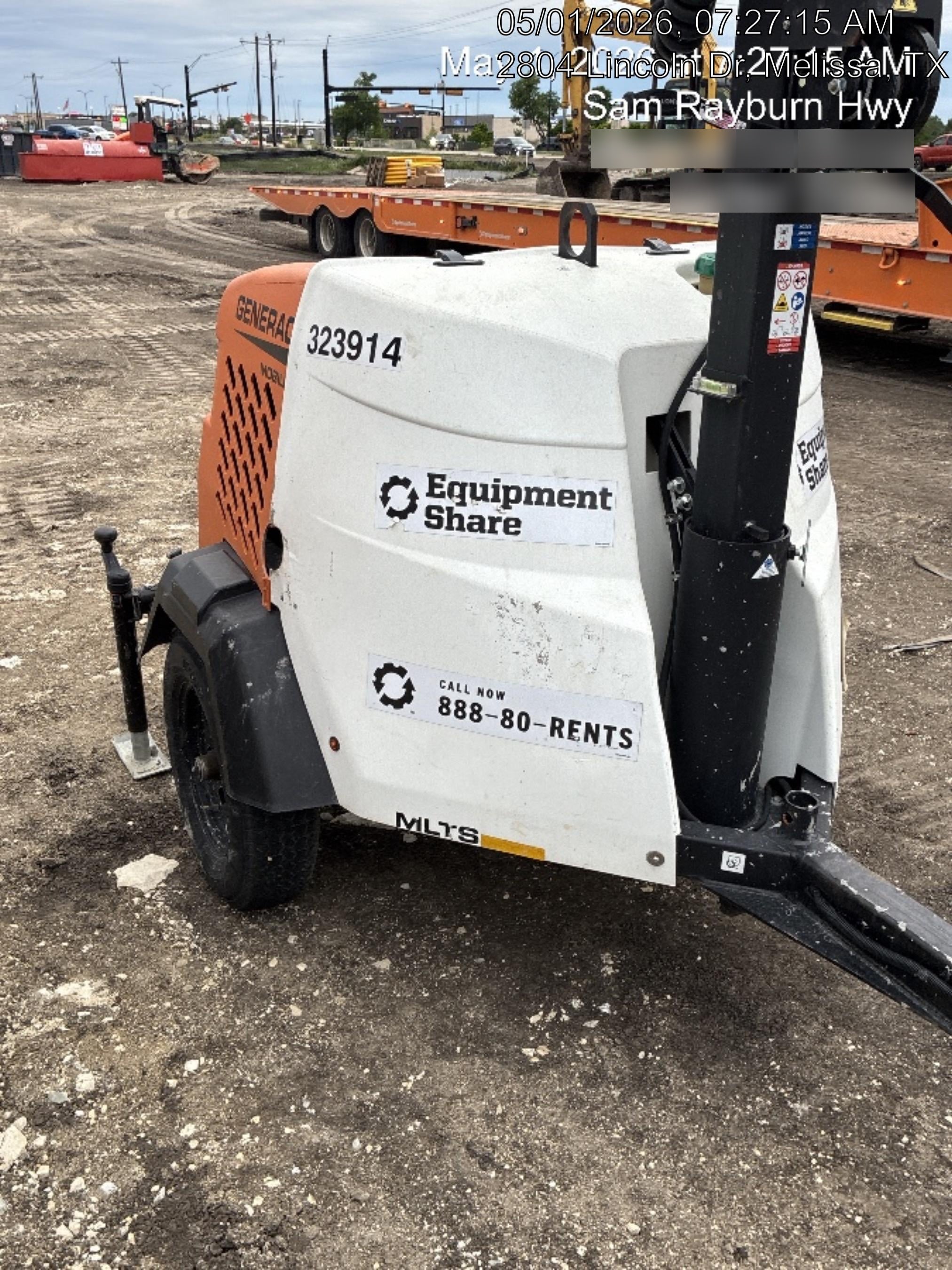 2023 Generac MLT2 Diesel, Flex Switch 120V Input, Powerzone Controller, (4) 320W LED Lights, 4kW Generator, 39.9 Gal Fuel Tank, 2" Ball, T3