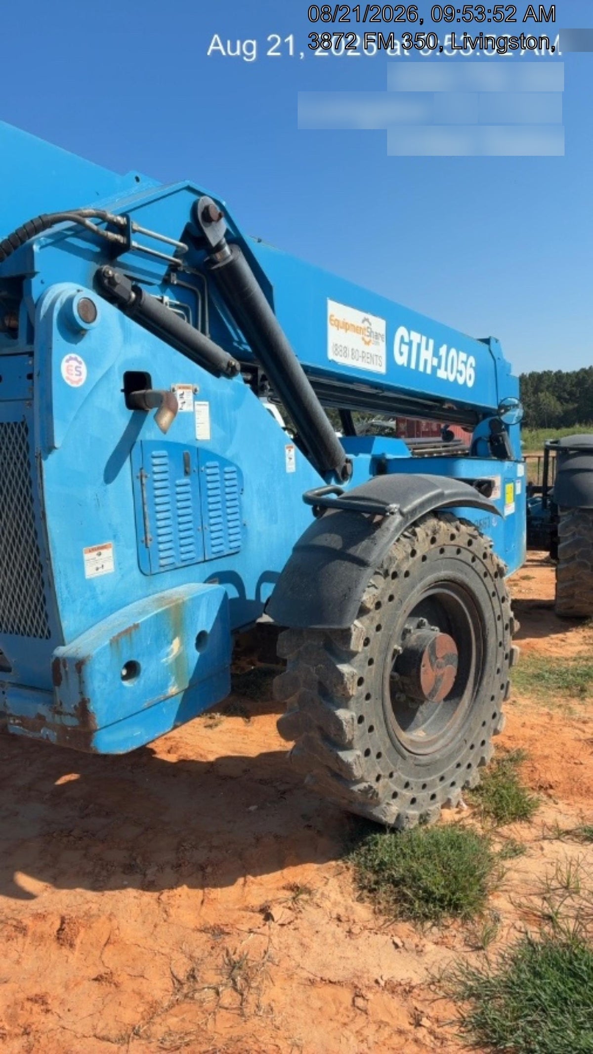 2017 Genie GTH-1056 Genie GTH1056, Solid Tires, 60" carriage, Open ROPS - GTH10E-11935