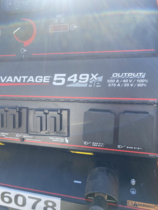 2021 Lincoln Electric Vantage 549X Ready Pak 3, ORANGE (includes trailer, cable rack, fender light kit)