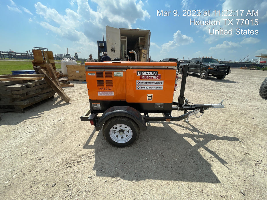 2023 Lincoln Electric LE400 Kubota V1505, Trlr, Cable Rack, Light Kit, ES Decals, T3