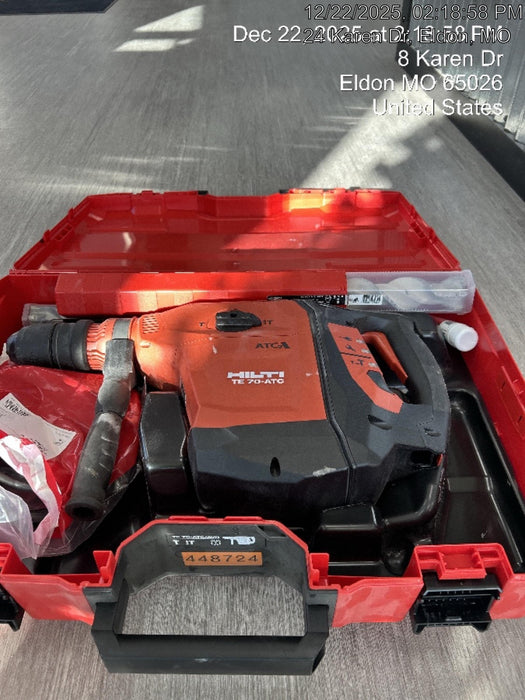 2024 HILTI TE 70-ATC/AVR