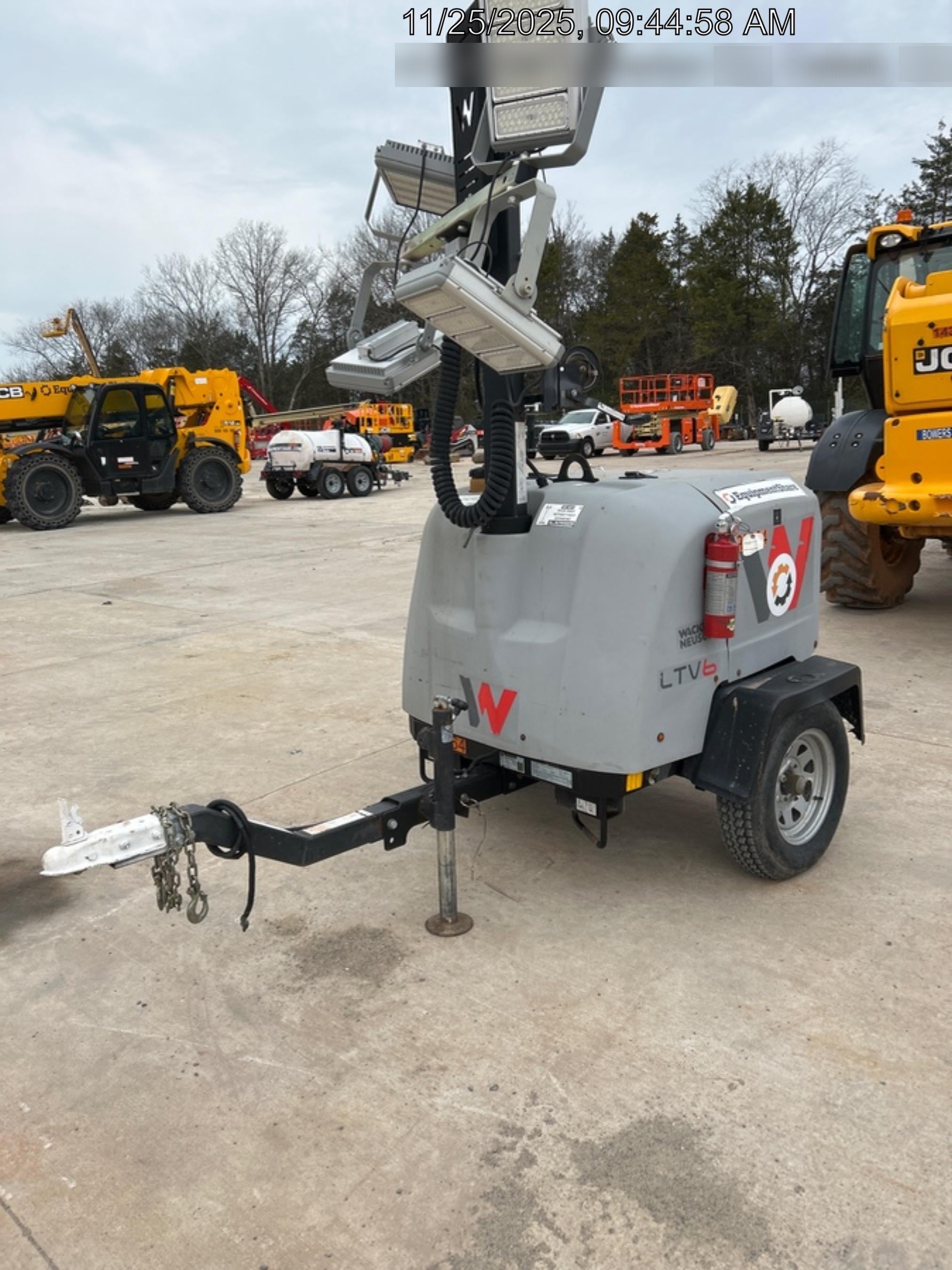 2020 Wacker Neuson LTV6K LTV6K-METAL HALIDE LIGHT TOWER 60HZ KUBOTA LED 300