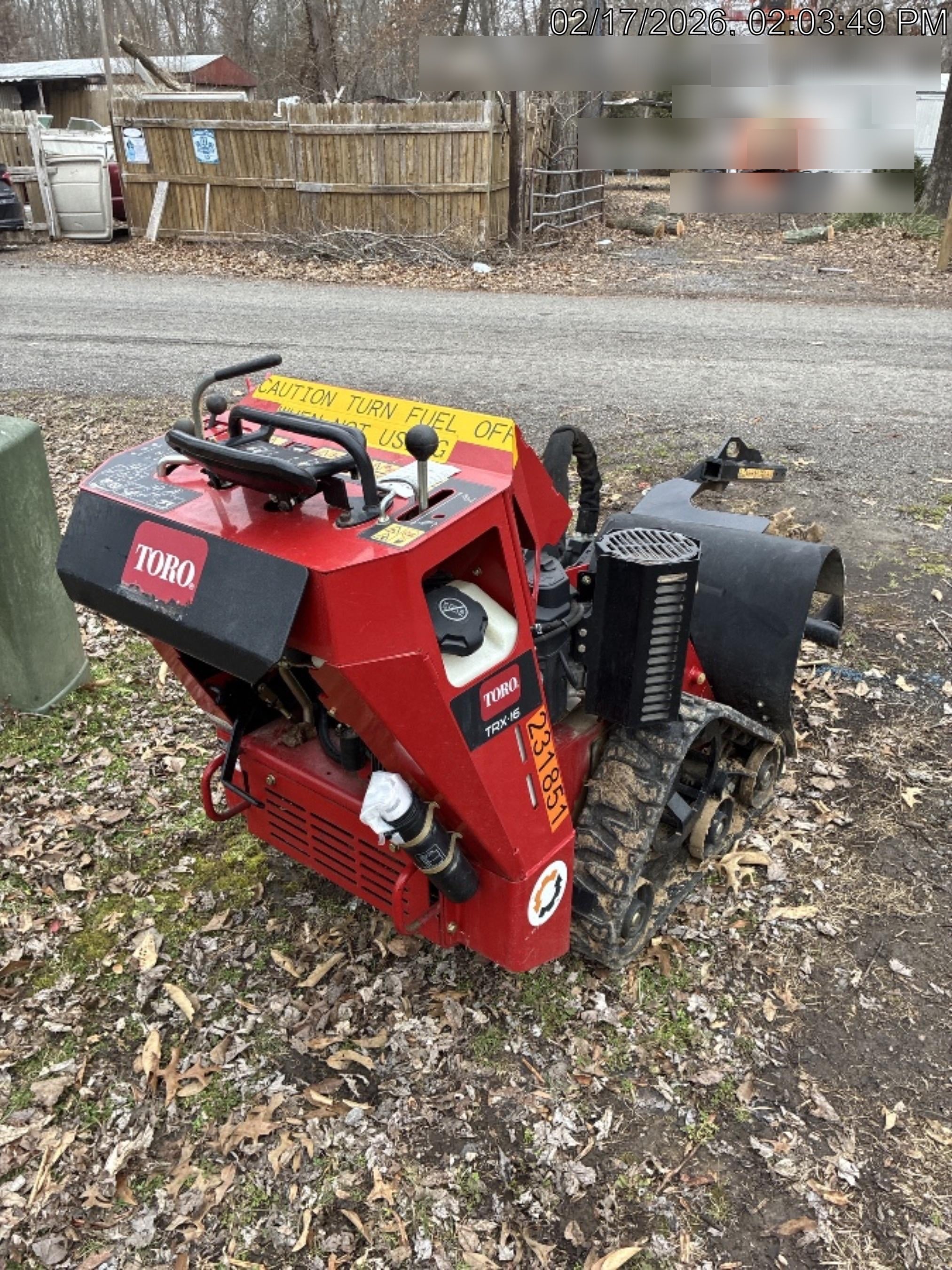 2022 TORO TRX-16