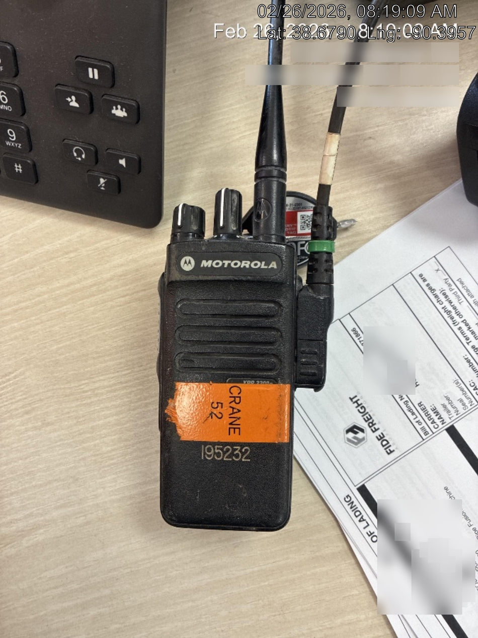 2021 MOTOROLA XPR3300E