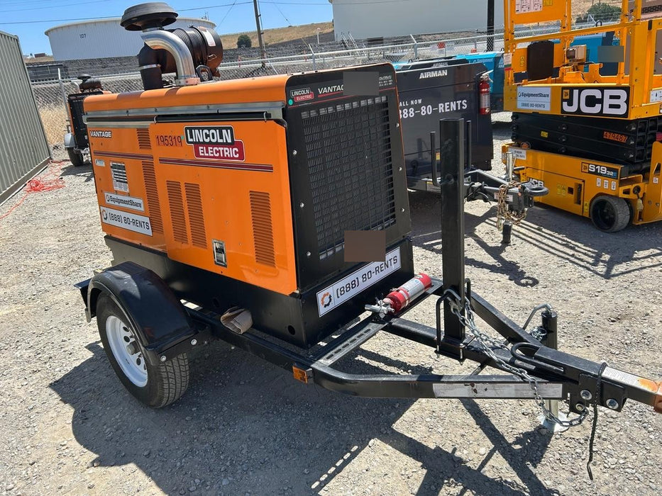 2021 Lincoln Electric Vantage 549X Ready Pak 3, ORANGE (includes trailer, cable rack, fender light kit)