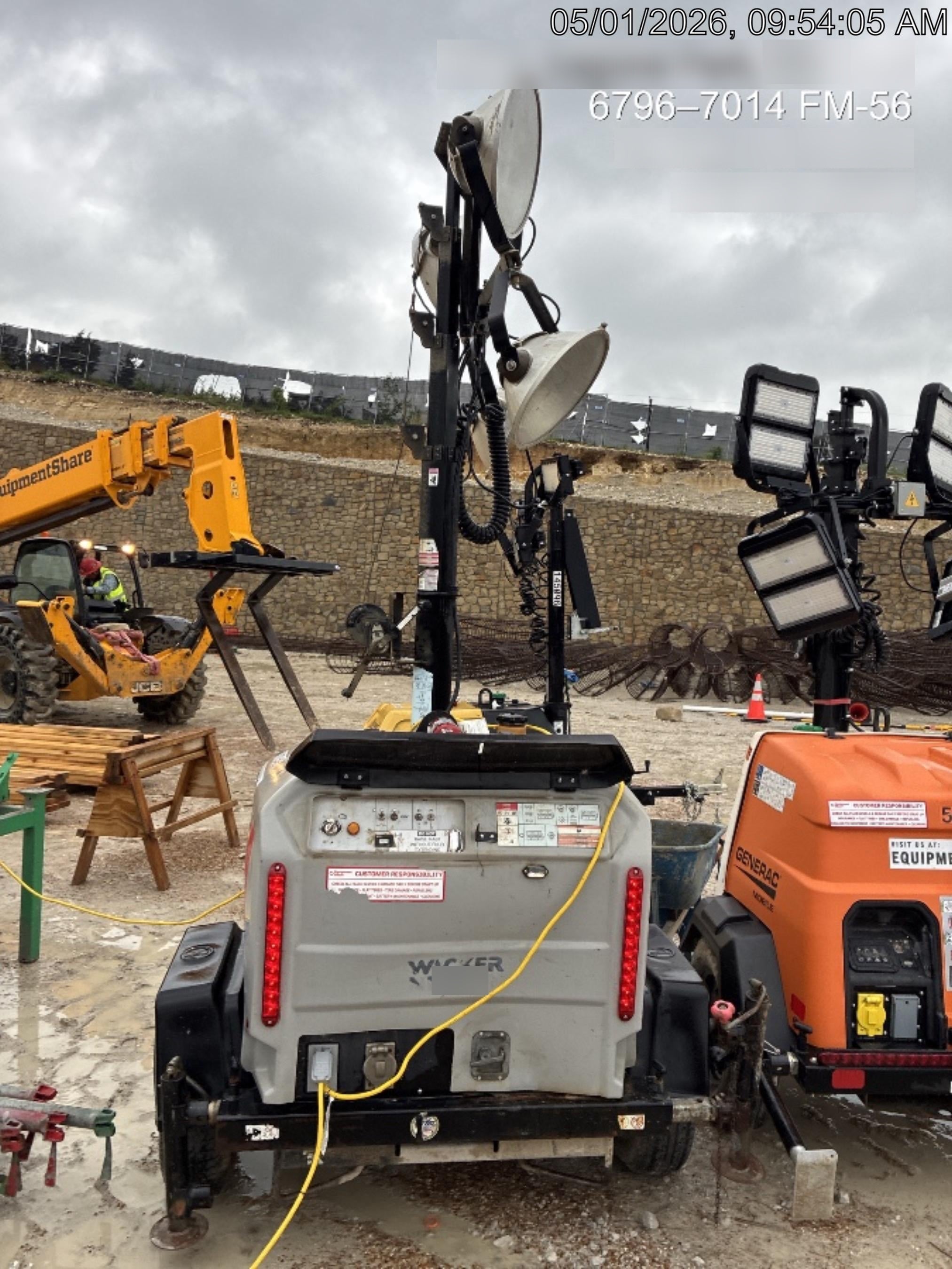 Wacker Neuson LTV6K-MH Wacker Neuson LTV6K Towable Light Tower