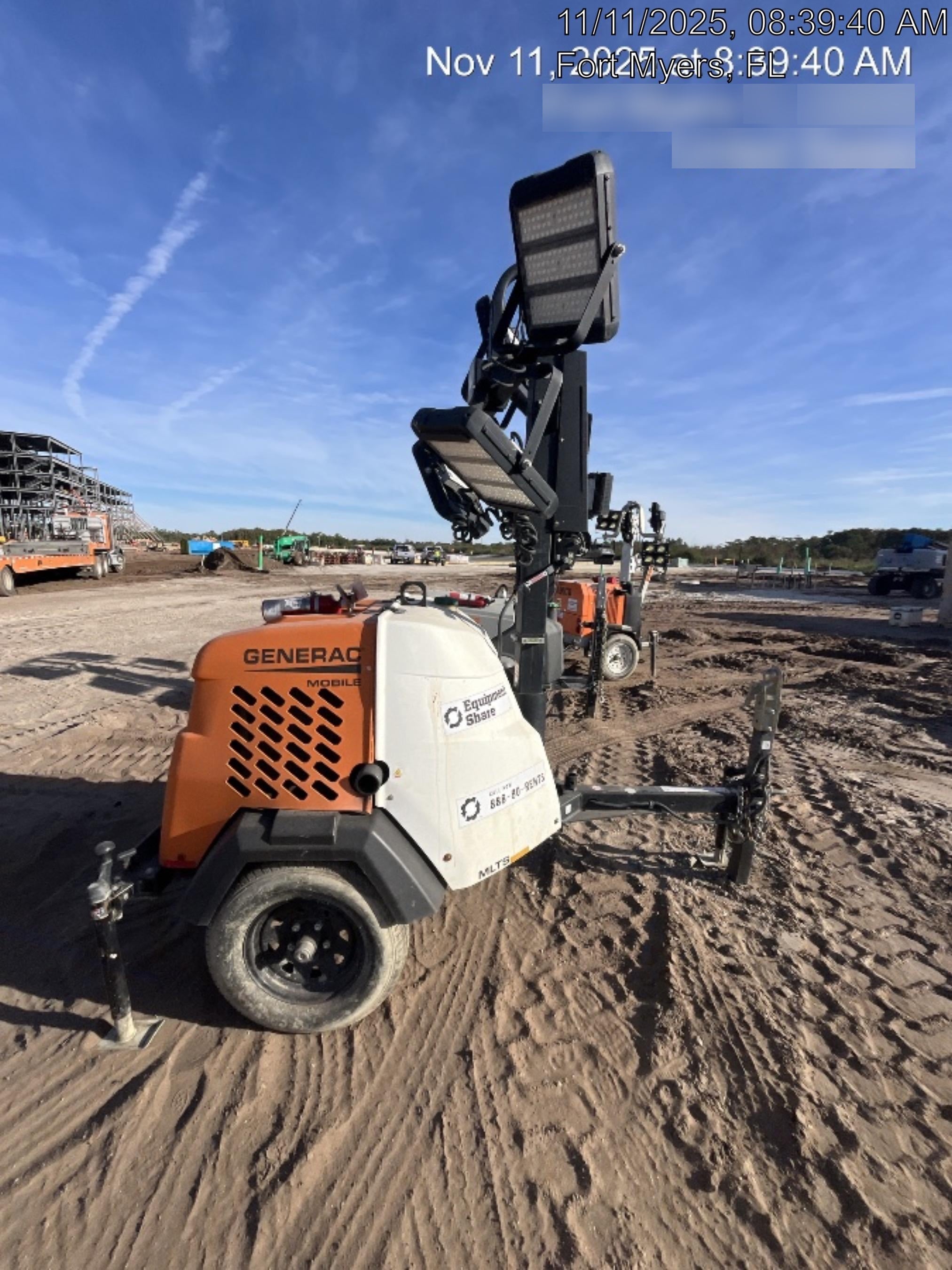 2023 Generac MLT2 Diesel, Flex Switch 120V Input, Powerzone Controller, (4) 320W LED Lights, 4kW Generator, 39.9 Gal Fuel Tank, 2" Ball, T3