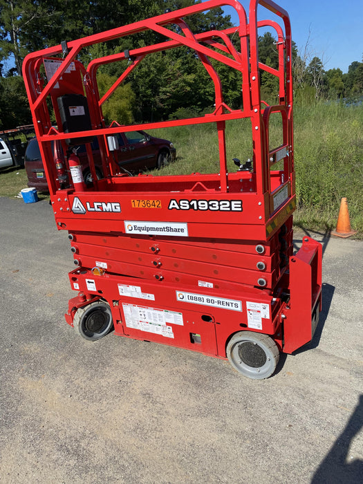 2021 Lgmg AS1932E Electric Drive, Solid Non Marking Tires, Dual Beacons