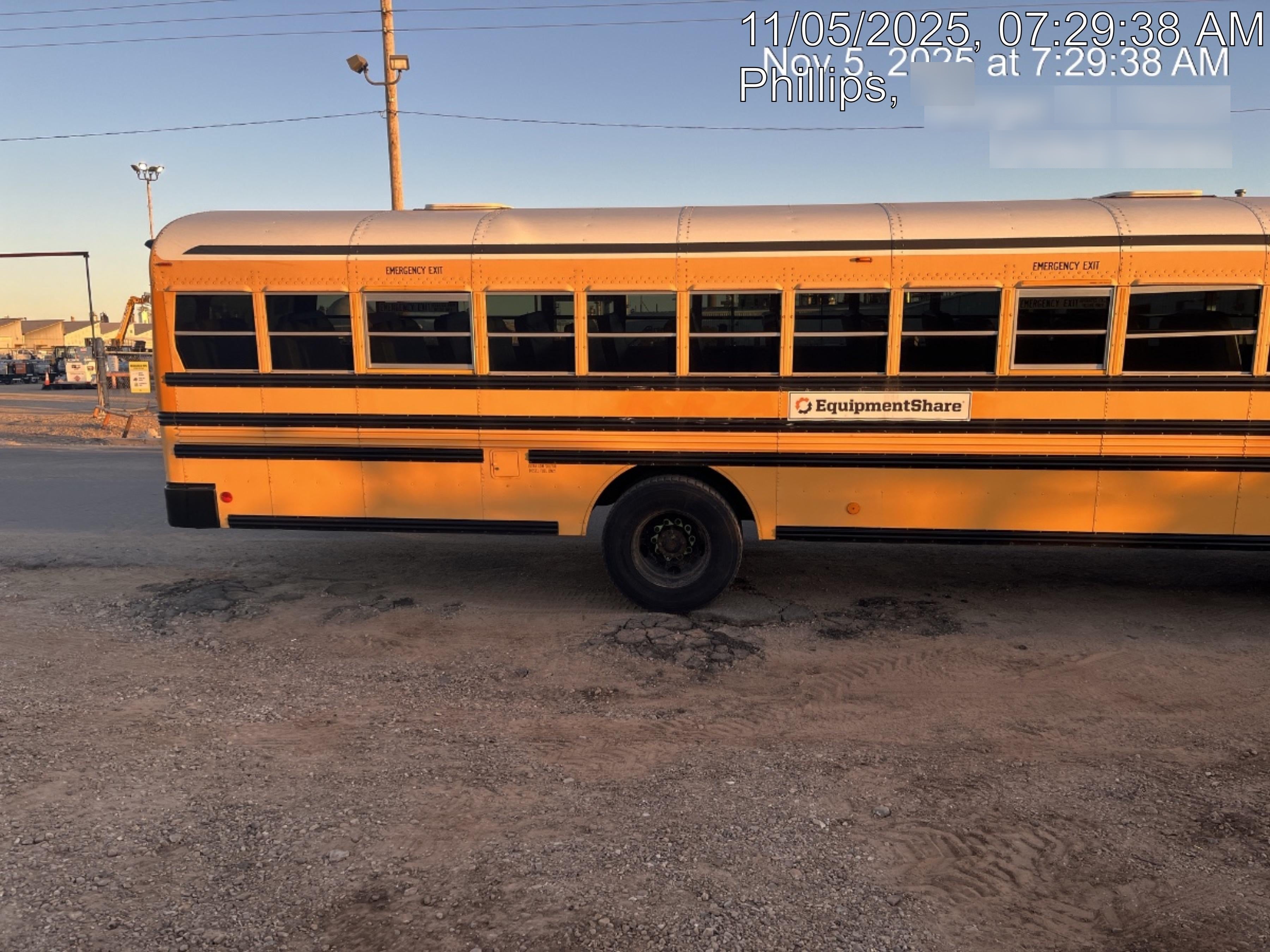 2012 BLUE BIRD 72 Passenger Bus