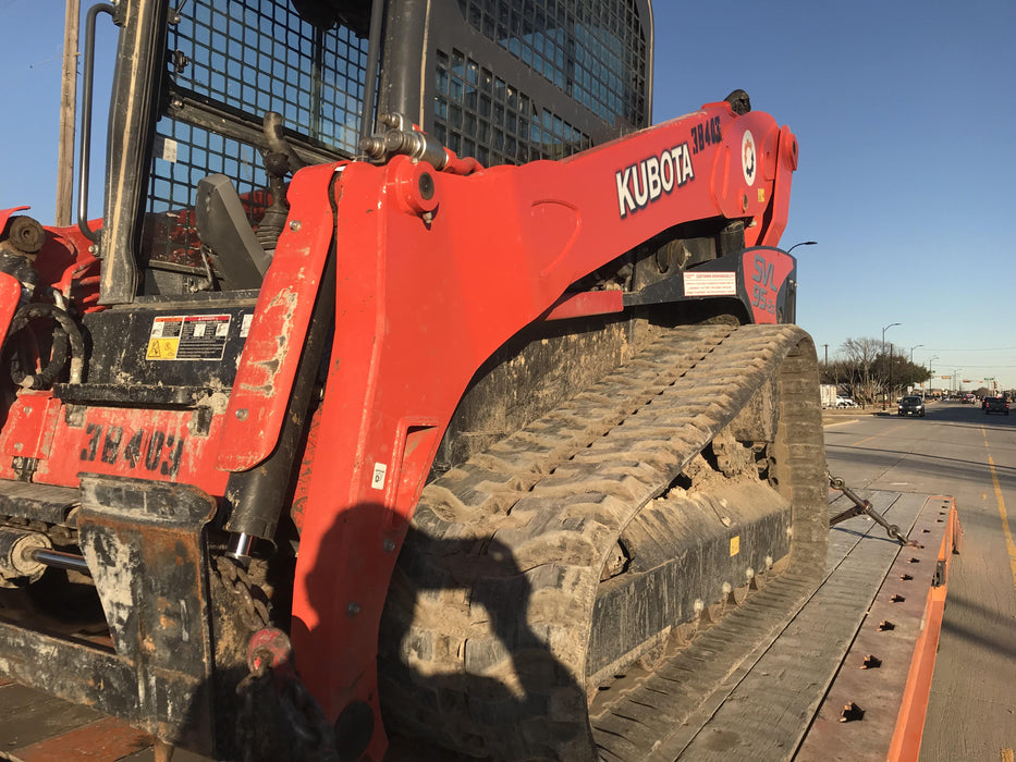 2019 Kubota SVL95-2S Cab/Heat/Air, Standard Tracks, Standard Flow, Hydraulic QC 80" HD w/ Smooth Cutting Edge