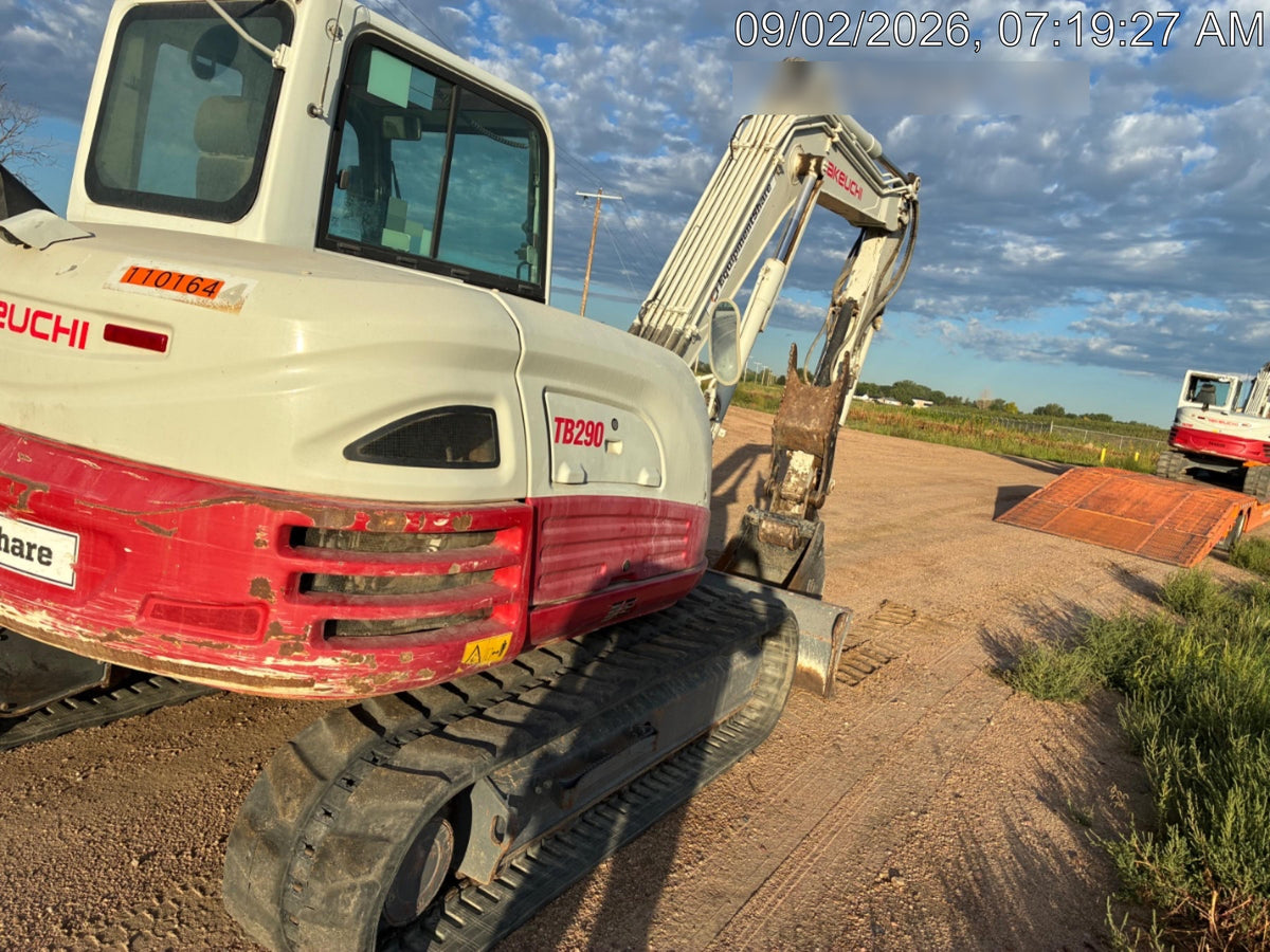2020 Takeuchi TB290C Cab/Heat/Air, Rubber Tracks, Manual TAG QC