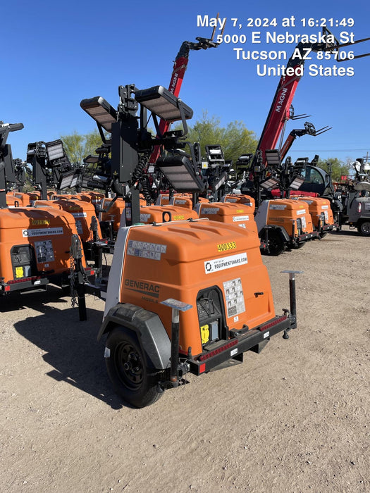 2024 Generac MLT2 Diesel, Flex Switch 120V Input, Powerzone Controller, 
(4) 320W LED Lights, 4kW Generator, 39.9 Gal Fuel Tank, 2" Ball, T3