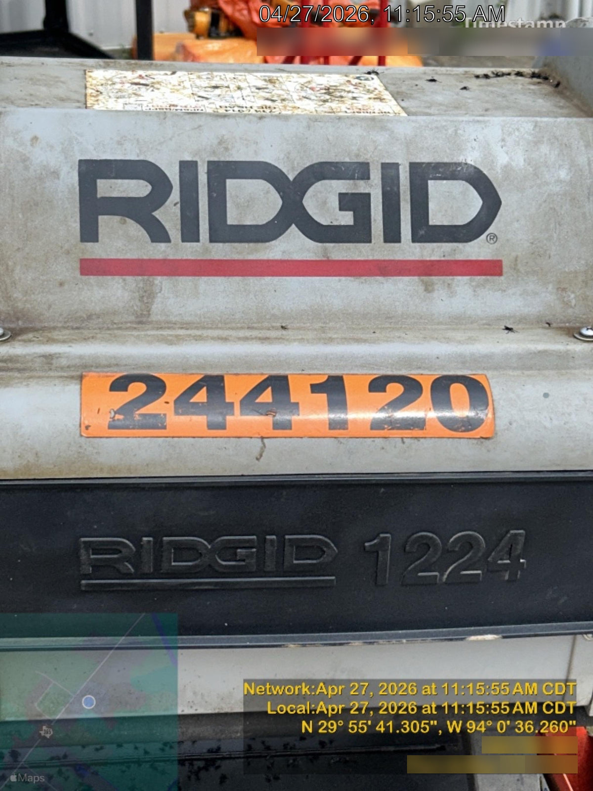 2022 RIDGID 1224