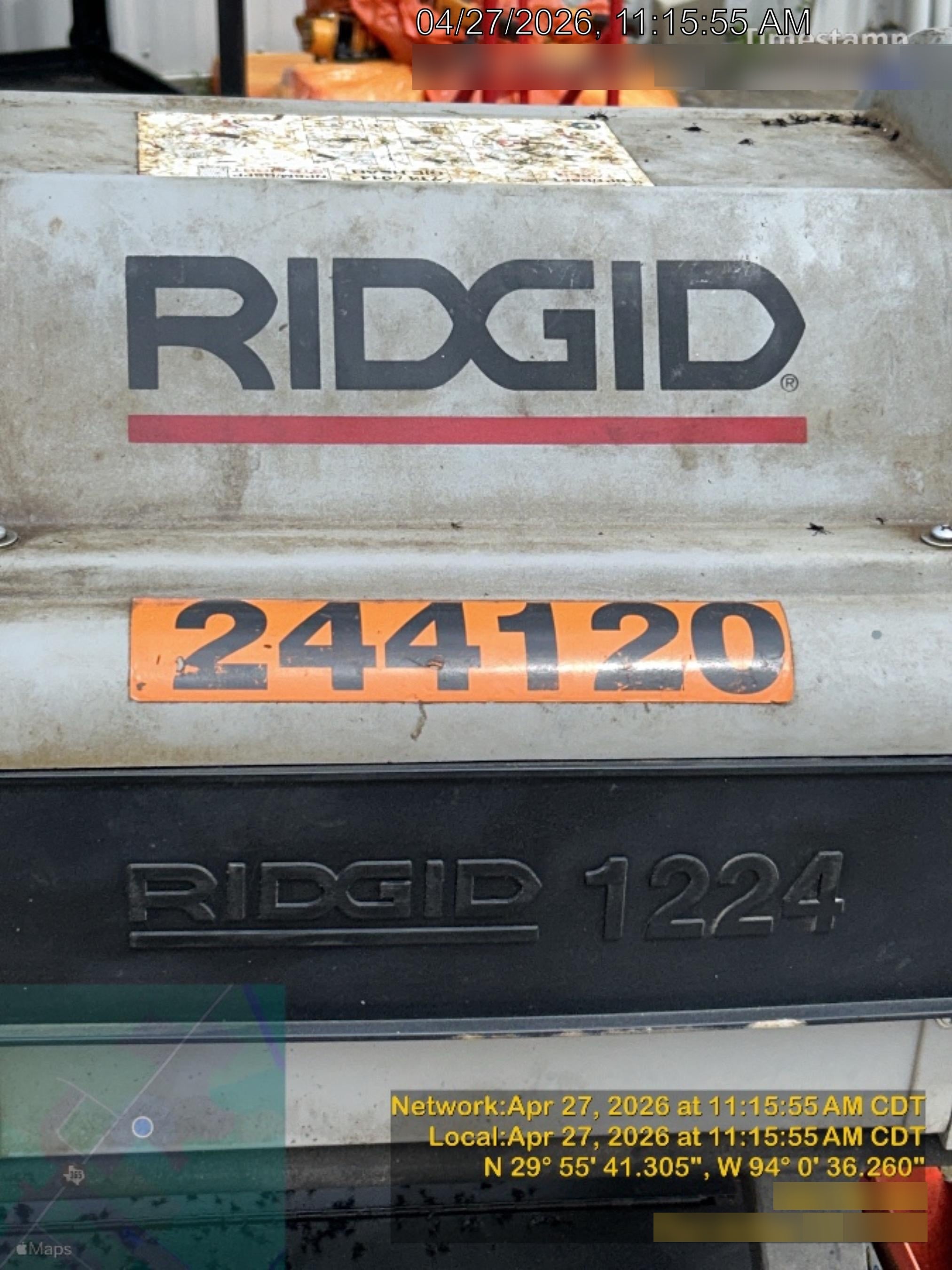2022 RIDGID 1224