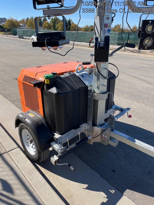 2024 Wanco WLTT-4MM4K Diesel, Deep Sea Controller, Shore Power Plug, Auto Start, (4) 350W LED Floodlights, 4kW Generator, 60 Gal Fuel Tank, 2" Ball, T3