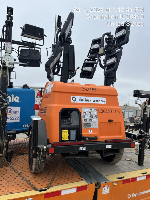 2024 Generac MLT2 Diesel, Flex Switch 120V Input, Powerzone Controller, 
(4) 320W LED Lights, 4kW Generator, 39.9 Gal Fuel Tank, 2" Ball, T3