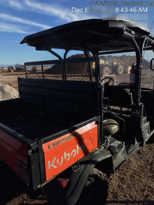 Kubota RTV-X1140W-H Plastic Canopy, Windshield Acrylic Clear, LED Strobe Light, Wire Harness Kit, Back up Alarm