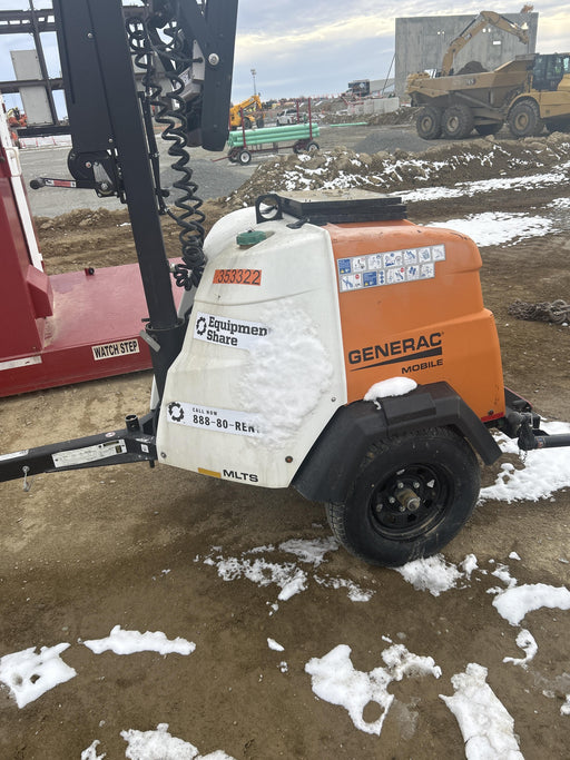 2023 Generac MLT2 Diesel, Flex Switch 120V Input, Powerzone Controller, (4) 320W LED Lights, 4kW Generator, 39.9 Gal Fuel Tank, 2" Ball, T3