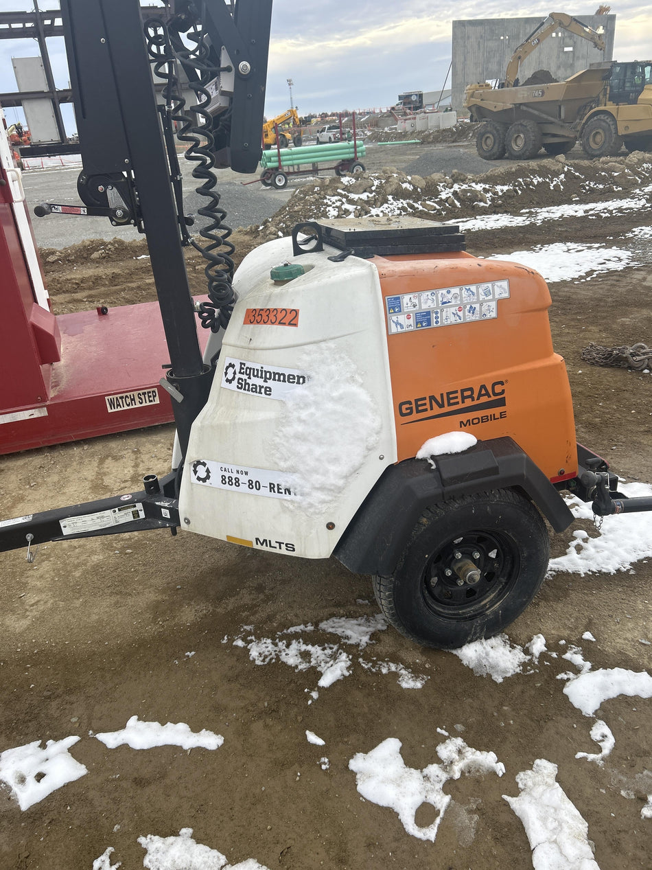 2023 Generac MLT2 Diesel, Flex Switch 120V Input, Powerzone Controller, (4) 320W LED Lights, 4kW Generator, 39.9 Gal Fuel Tank, 2" Ball, T3