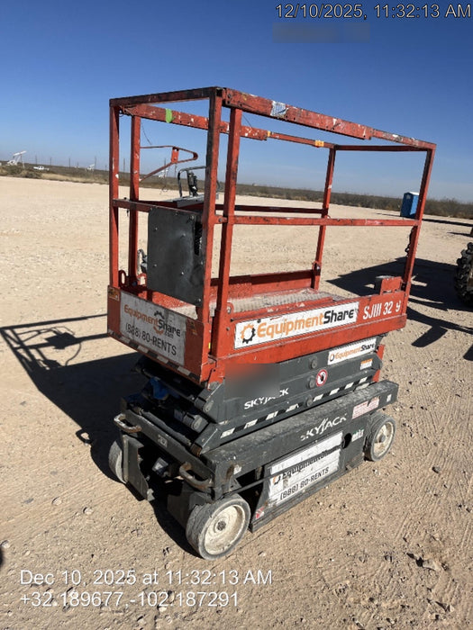 2019 Skyjack SJIII-3219 Skyjack SJIII3219 Standard w/Trojan Batteries