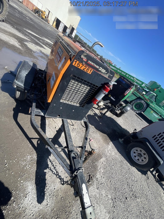 2021 Lincoln Electric Vantage 322 Vantage 322 Ready Pak 3 w/ Decals, ORANGE (includes trailer, cable rack, fender light kit) NO Telematics