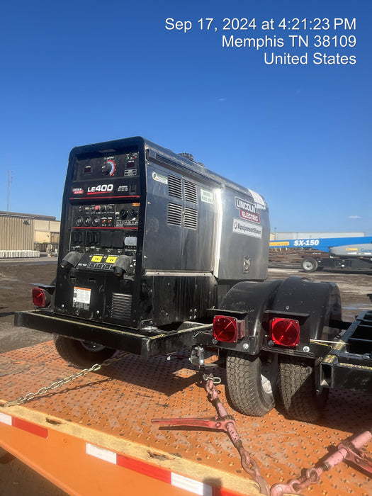 2024 Lincoln Electric LE400 Kubota V1505, Trlr, Cable Rack, Light Kit, ES Decals, T3