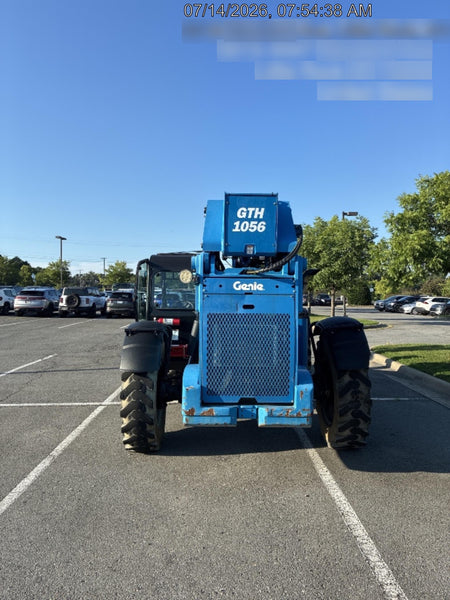 2019 Genie GTH-1056 Cab/Heat/AC, FF Tires, LED Work Lights, Beacon 60" QA Carriage, 60" Forks