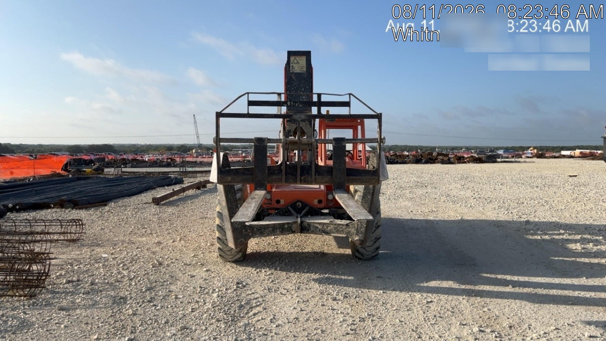2018 Skytrak 10054 Skytrak 10054 10K Telehandler w/Open ROPS Solid Tires, LED Work Lights, Rotating Beacon, 60" Carriage/60" Forks