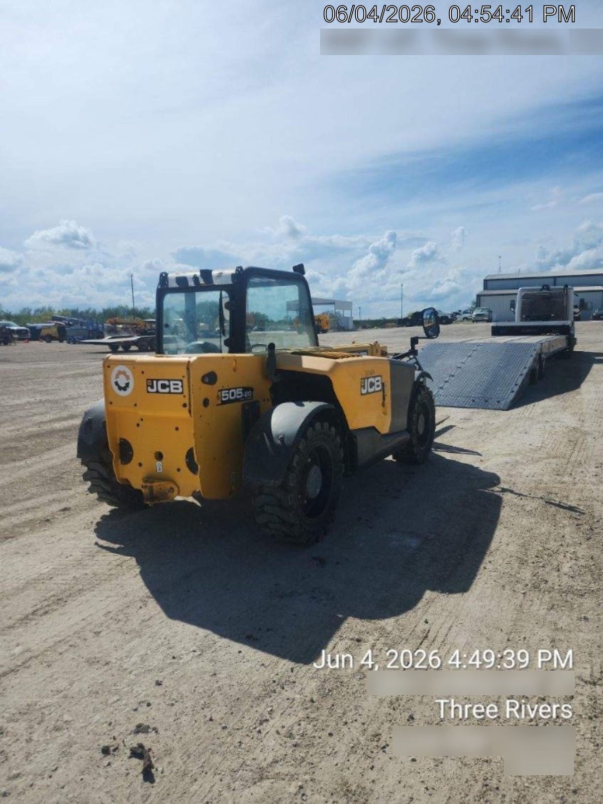 2020 JCB 505-20TC Canopy, Solid Tires, Work Lights, Beacon, Aux Hydraulics, Back up Alarm, ES Decals