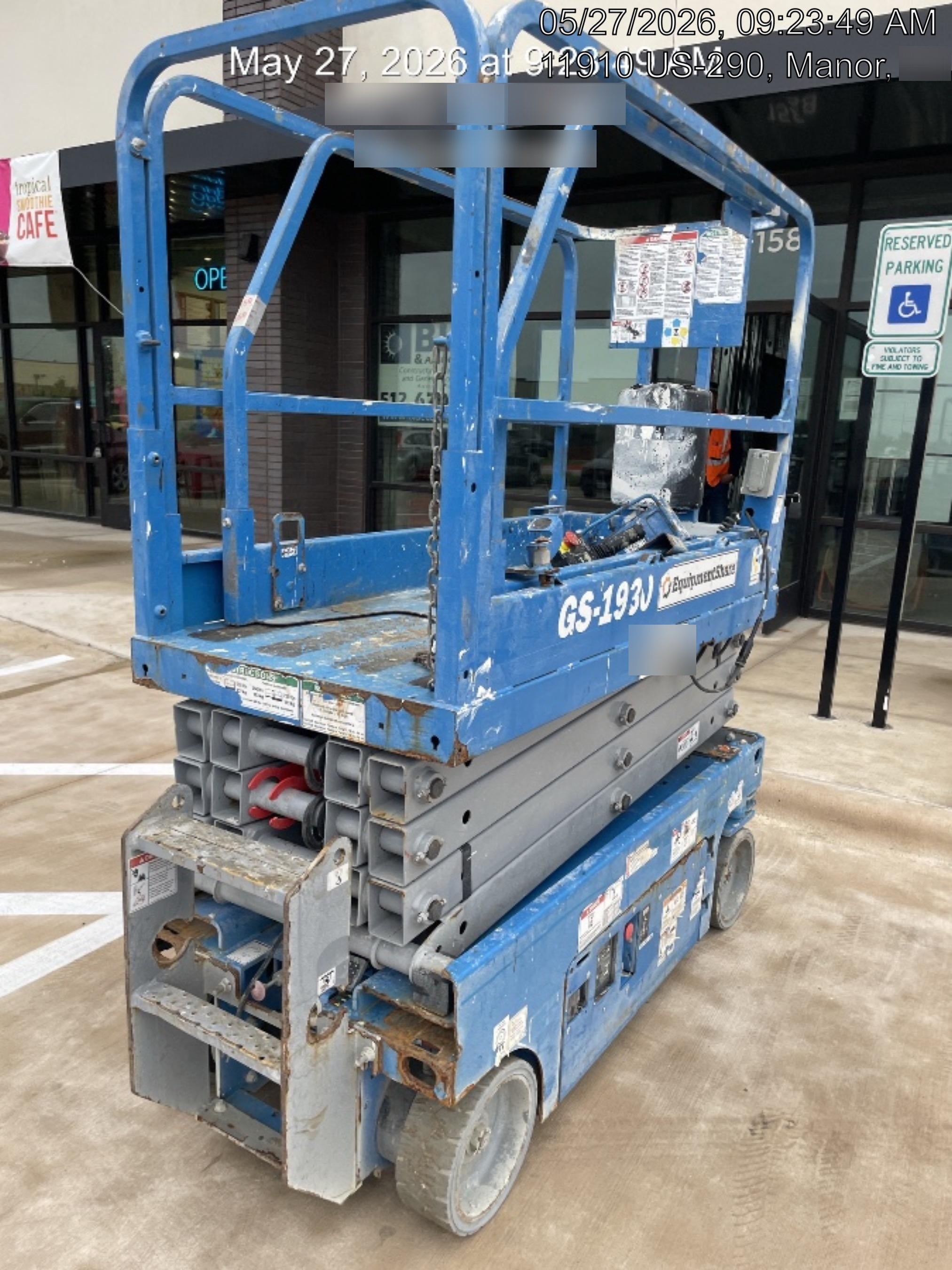 2019 Genie GS-1930 Fixed Rails with Chain Entry