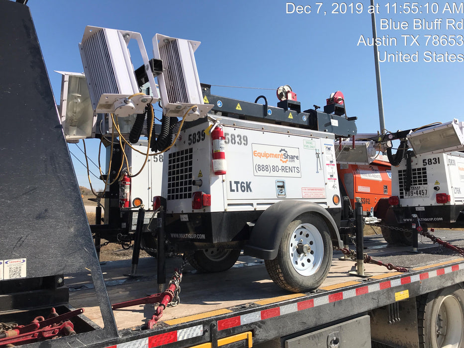 2017 Multiquip LT6K` MultiQuip LT6KV Towable Light Tower