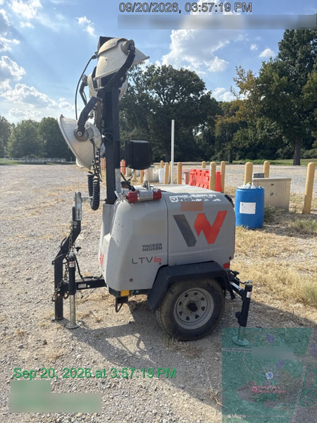 Wacker Neuson LTV6K-MH Power mast, 1100W MH, Fuel Sensors, Wiring Harness