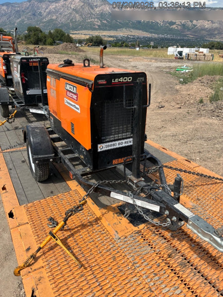 2023 Lincoln Electric LE400 Kubota V1505, Trlr, Cable Rack, Light Kit, ES Decals, T3