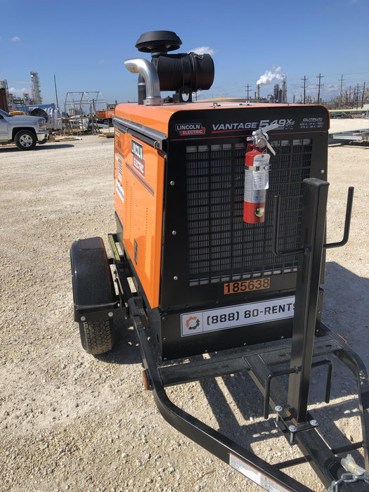 2021 Lincoln Electric Vantage 549X Ready Pak 3, ORANGE (includes trailer, cable rack, fender light kit)