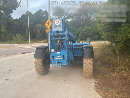 2018 Genie GTH-636 GTH-636 w/Open ROPS, Solid Tires, beacon/work lights, 48" carriage/forks