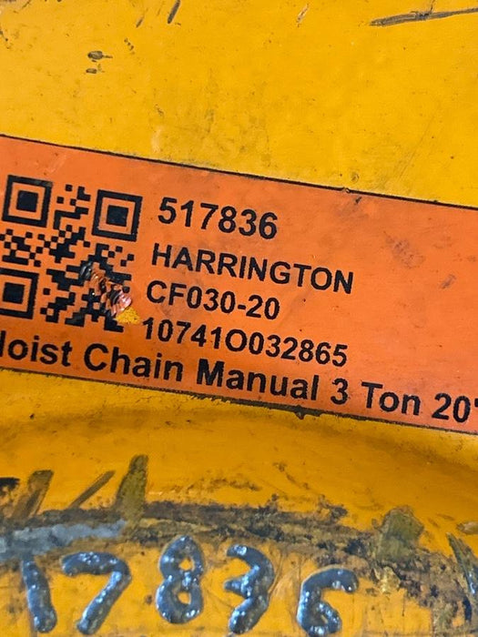 2025 HARRINGTON CF030-20