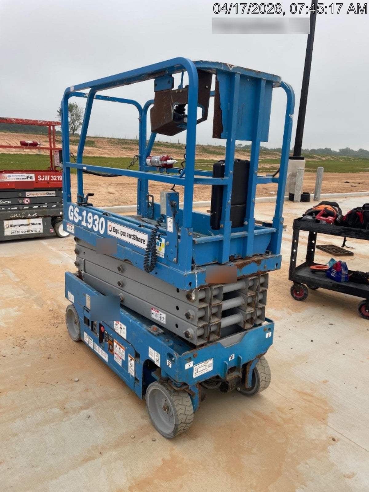 2019 Genie GS-1930 Fixed rails with chain Entry