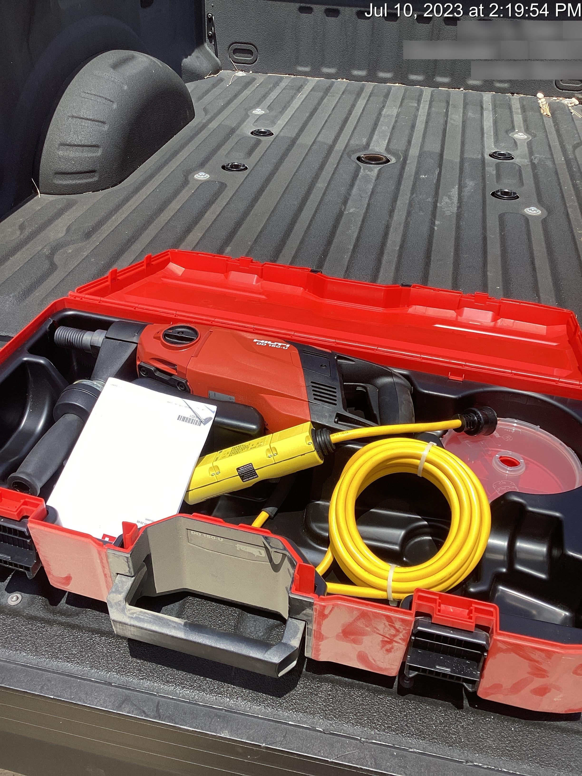 2021 HILTI DD 150-U