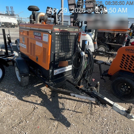 2021 Lincoln Electric Vantage 549X Ready Pak 3, ORANGE (includes trailer, cable rack, fender light kit)
