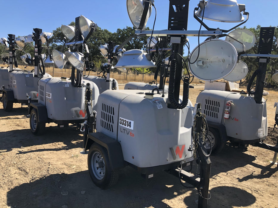 2019 Wacker Neuson LTV6L-MH Wacker Neuson LTV6L Mobile Light Tower w/Fuel Level Sensor Installed