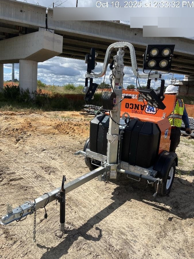 2023 Wanco WLTT-4MM4K Diesel, Deep Sea Controller, Shore Power Plug, Auto Start, (4) 350W LED Floodlights, 4kW Generator, 60 Gal Fuel Tank, 2" Ball, T3