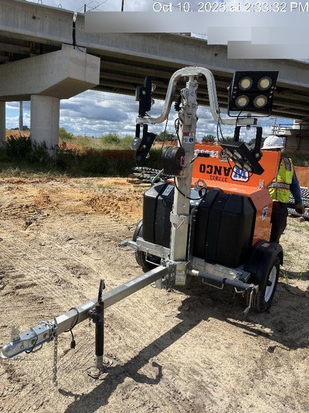 2023 Wanco WLTT-4MM4K Diesel, Deep Sea Controller, Shore Power Plug, Auto Start, (4) 350W LED Floodlights, 4kW Generator, 60 Gal Fuel Tank, 2" Ball, T3