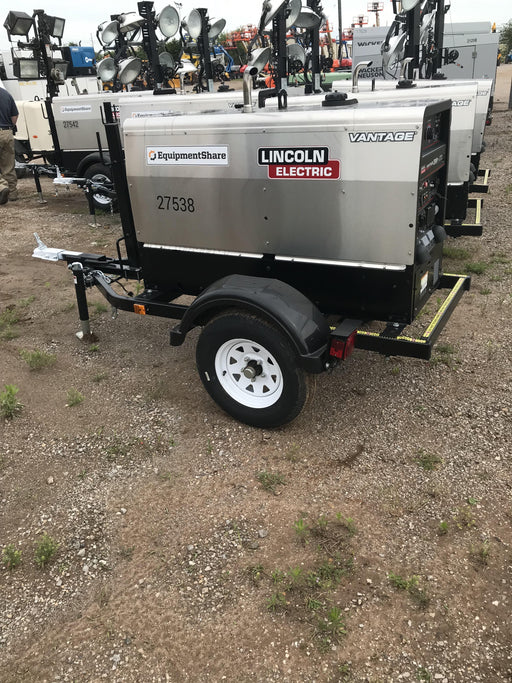 2018 Lincoln Electric Vantage 322 Lincoln Vantage 322 Welder w/Trailer, Light Kit, Cable Rack
