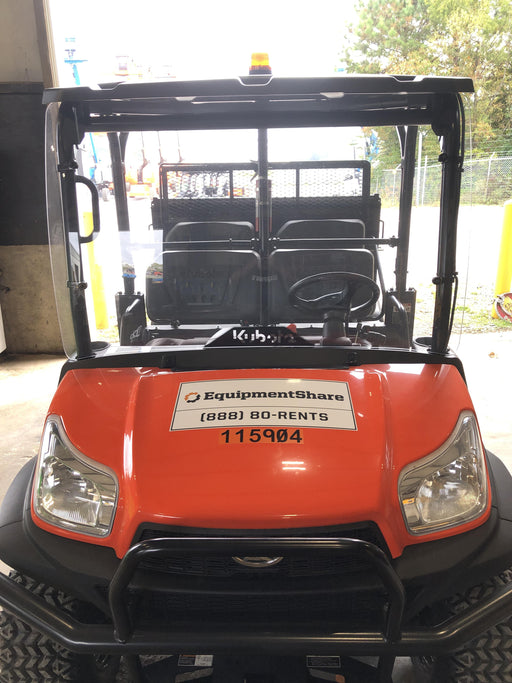 2020 Kubota RTV-X1140W-H 4WD, LED Strobe, Windshield Acrylic Clear, Plastic Canopy, Wire Harness Kit, Backup Alarm