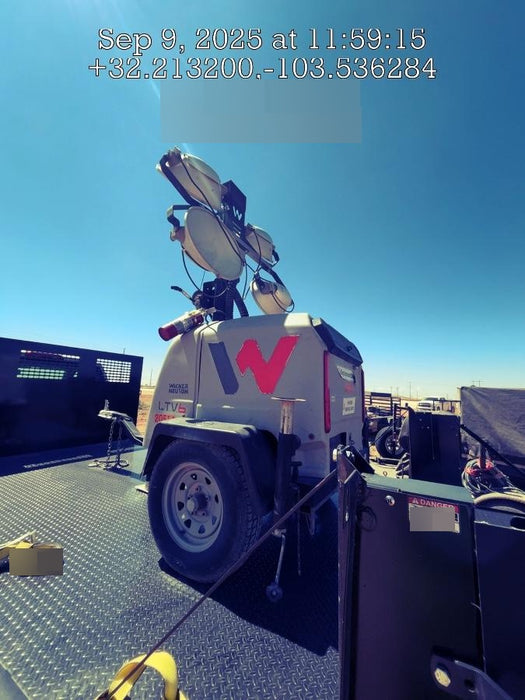 2018 Wacker Neuson LTV6L-MH Wacker Neuson LTV6L Mobile Light Tower w/Fuel Level Sensor Installed