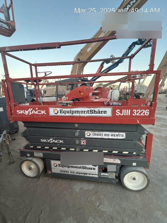 2019 Skyjack SJIII-3226 Standard Options, Trojan Batteries