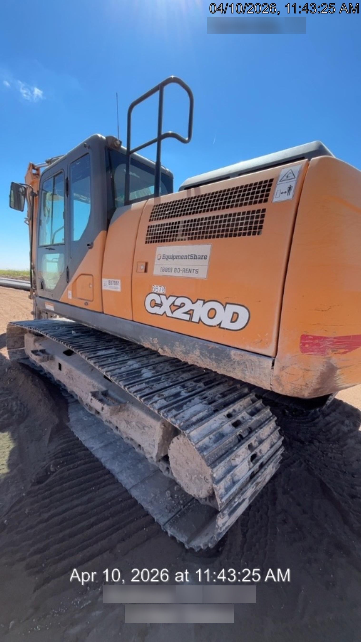 2020 CASE CX210D