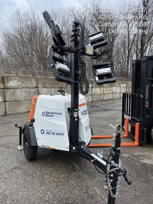 2024 Generac MLT2 Diesel, Flex Switch 120V Input, Powerzone Controller, 
(4) 320W LED Lights, 4kW Generator, 39.9 Gal Fuel Tank, 2" Ball, T3