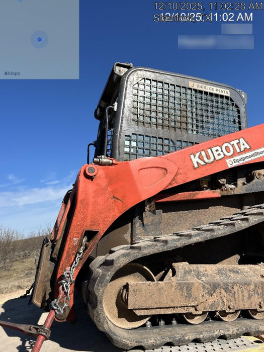2019 Kubota SVL95-2SC Cab/Heat/Air, Standard Tracks, Standard Flow, Hydraulic QC 80" HD w/ Smooth Cutting Edge